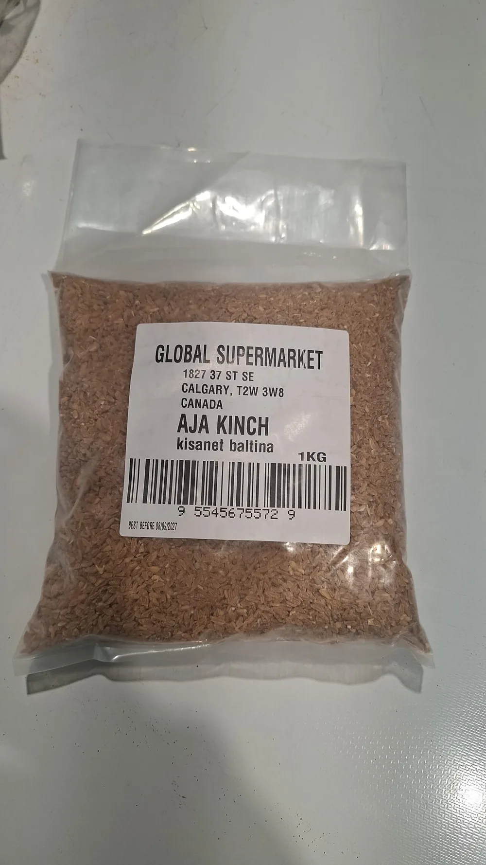 Global Supermarket 1 kg bag of Aja Kinch cracked oats