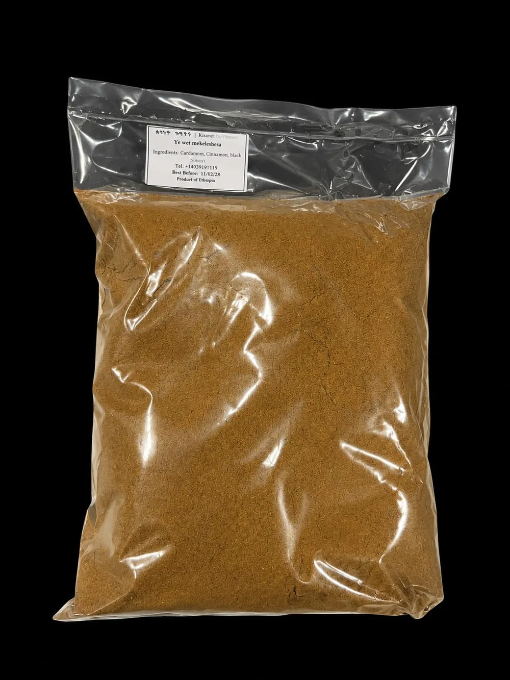 Bag of Ye Wet Mekelesha finishing spice blend