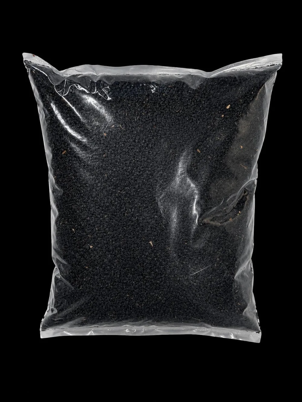 Bag of small black nigella seed
